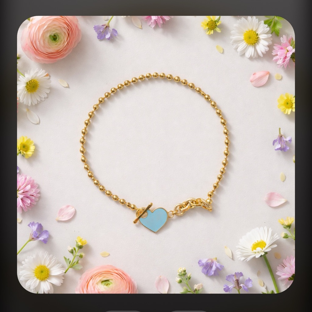 14 k gold plated new necklace new never worn